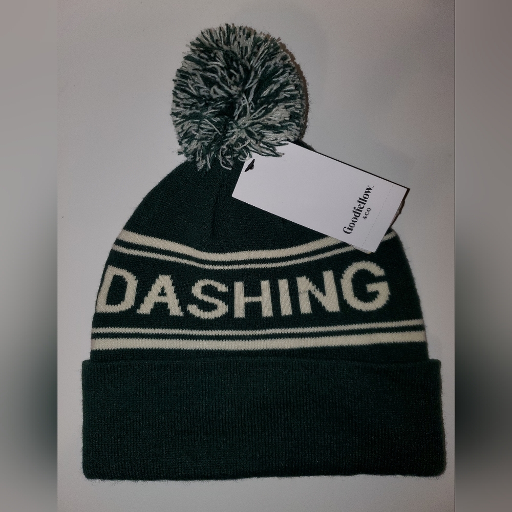 Goodfellow & Co Dark Green Beanie with Pom Pom NWT 
💥💥HP💥💥